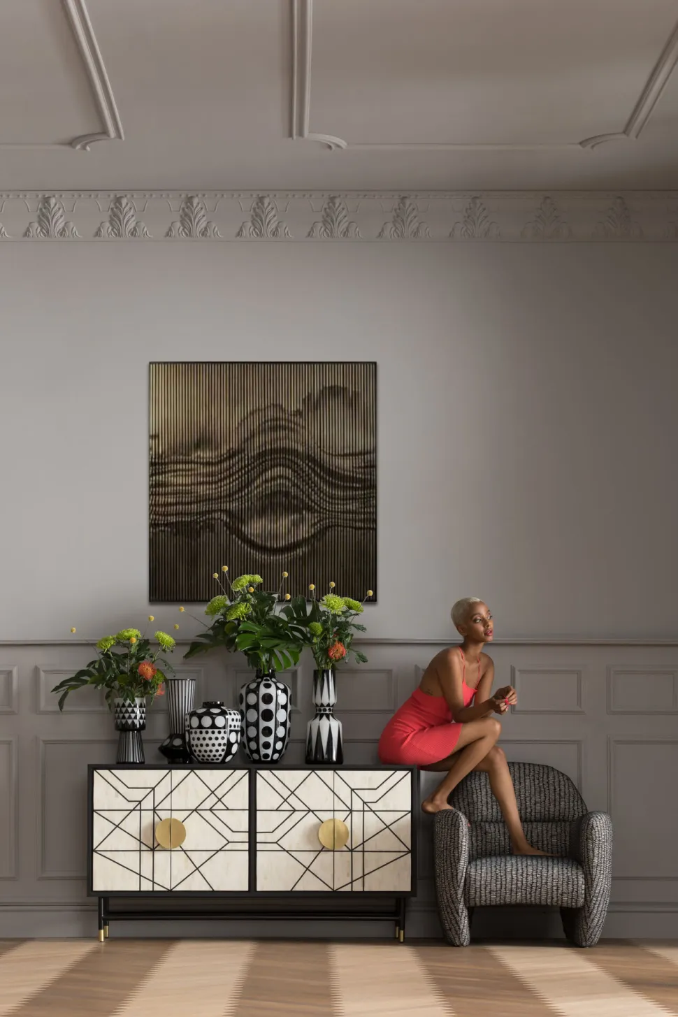 KARE Design Wanddecoratie Genesis 100x100cm Hot