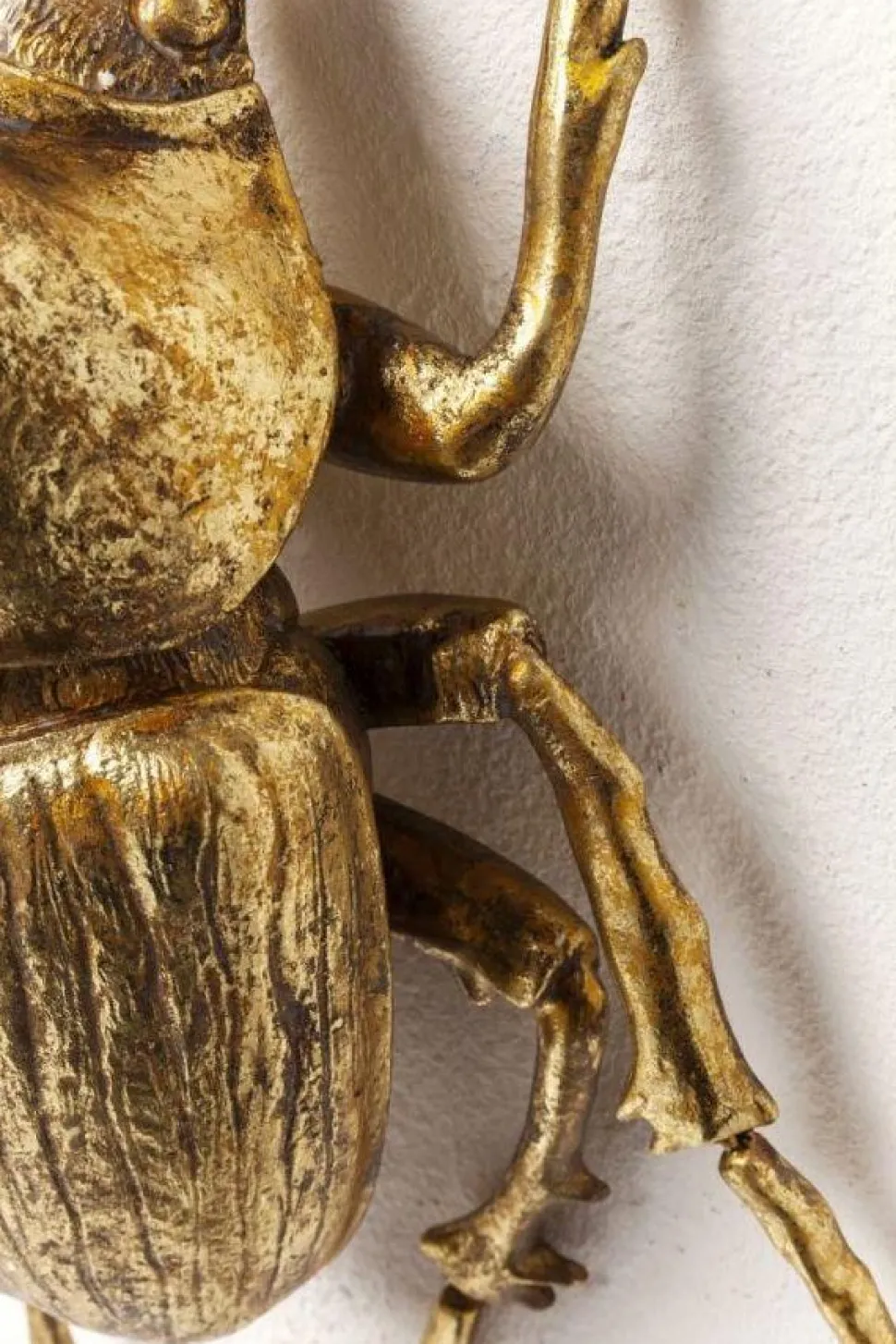 KARE Design Wanddecoratie Herkules Beetle Goud Clearance