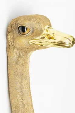 KARE Design Wanddecoratie Ostrich Goud Discount
