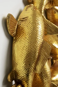 KARE Design Wanddecoratie School Of Koi Gold 102cm New
