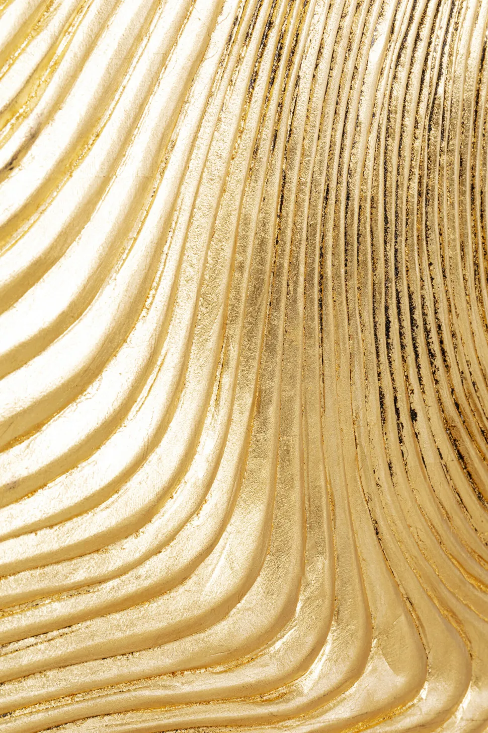 KARE Design Wanddecoratie Wave Gold (Set Van 2) Clearance
