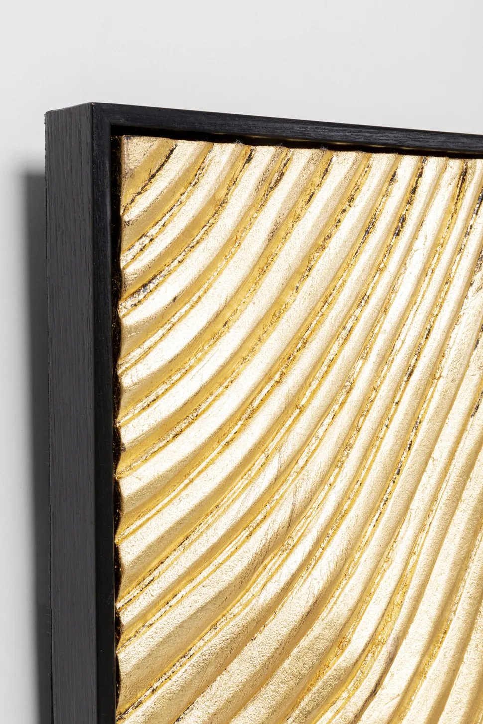 KARE Design Wanddecoratie Wave Gold (Set Van 2) Clearance