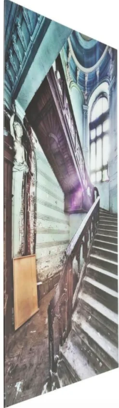 KARE Design Wandfoto Glass Old Staircase Corner Cheap