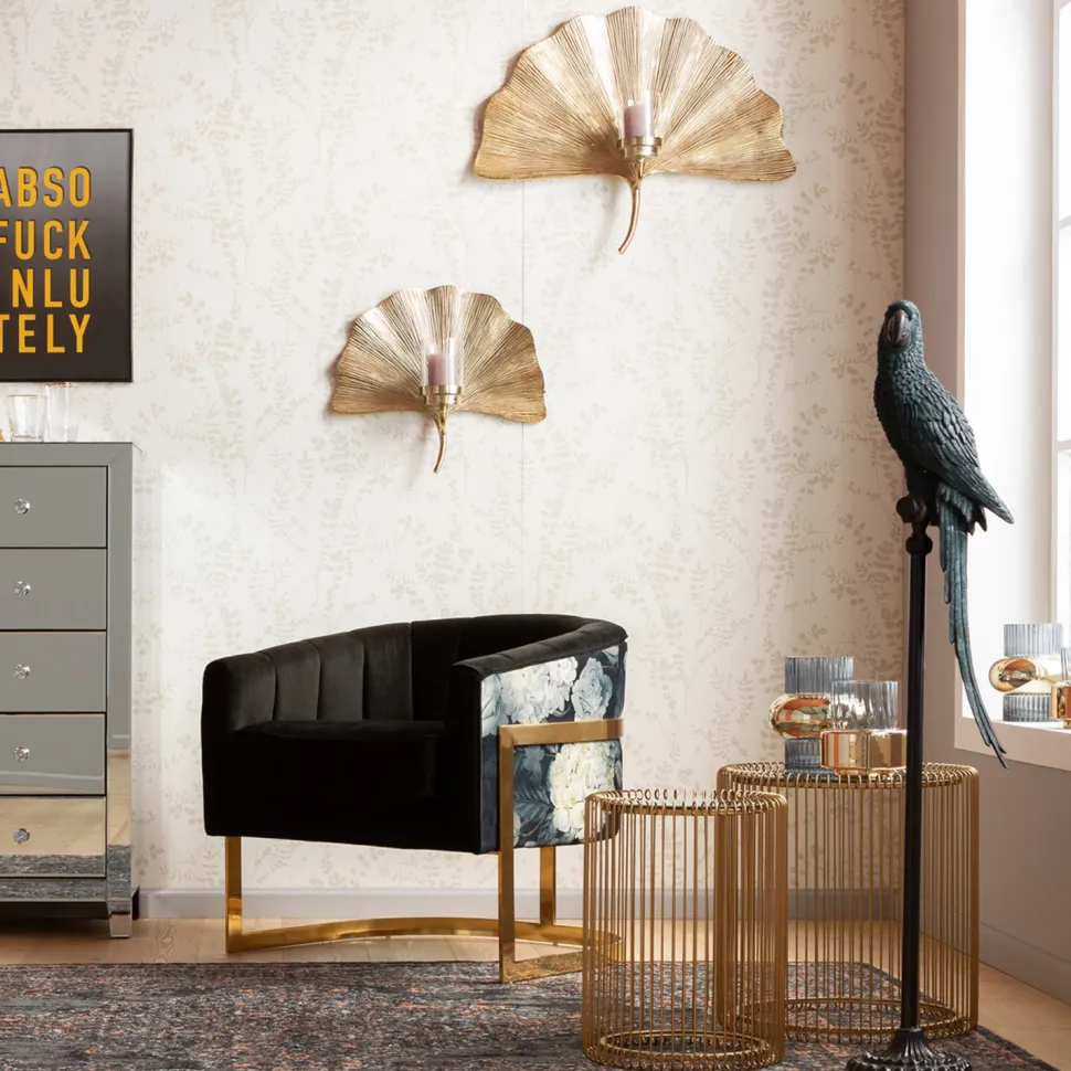 KARE Design Wandkandelaar Ginkgo Leaf 60cm Hot
