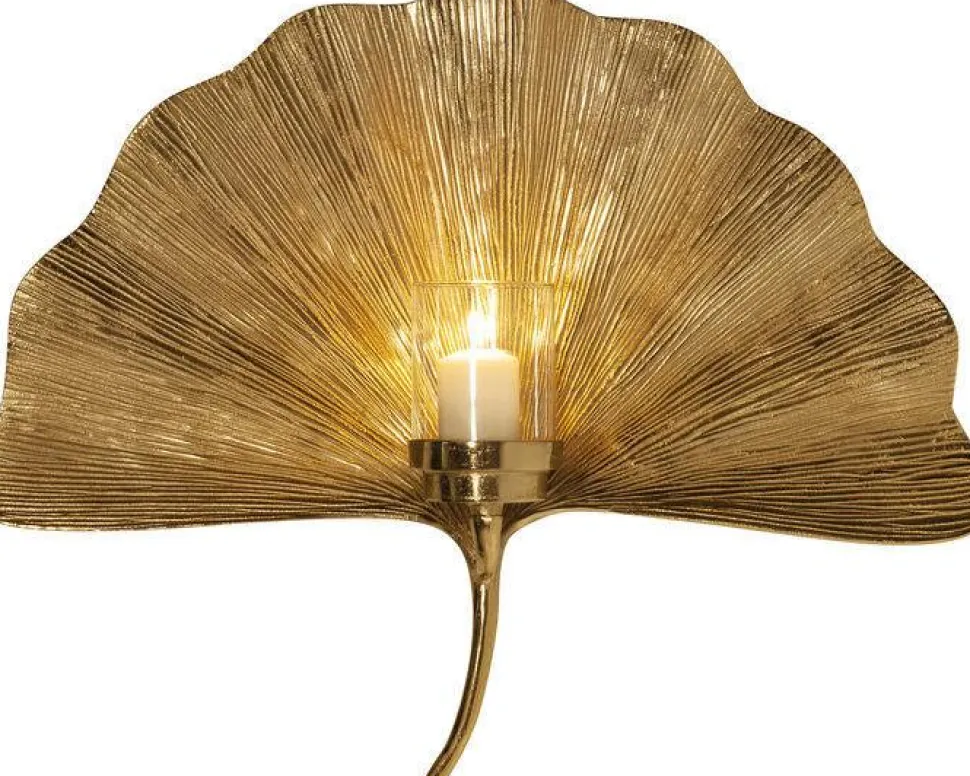KARE Design Wandkandelaar Ginkgo Leaf 60cm Hot