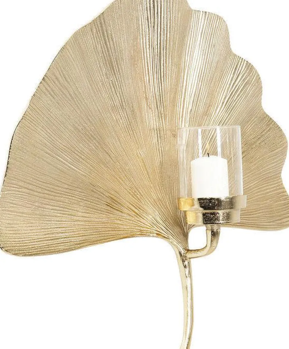 KARE Design Wandkandelaar Ginkgo Leaf 60cm Hot