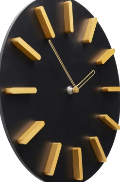 KARE Design Wandklok Central Park Black 30cm Hot