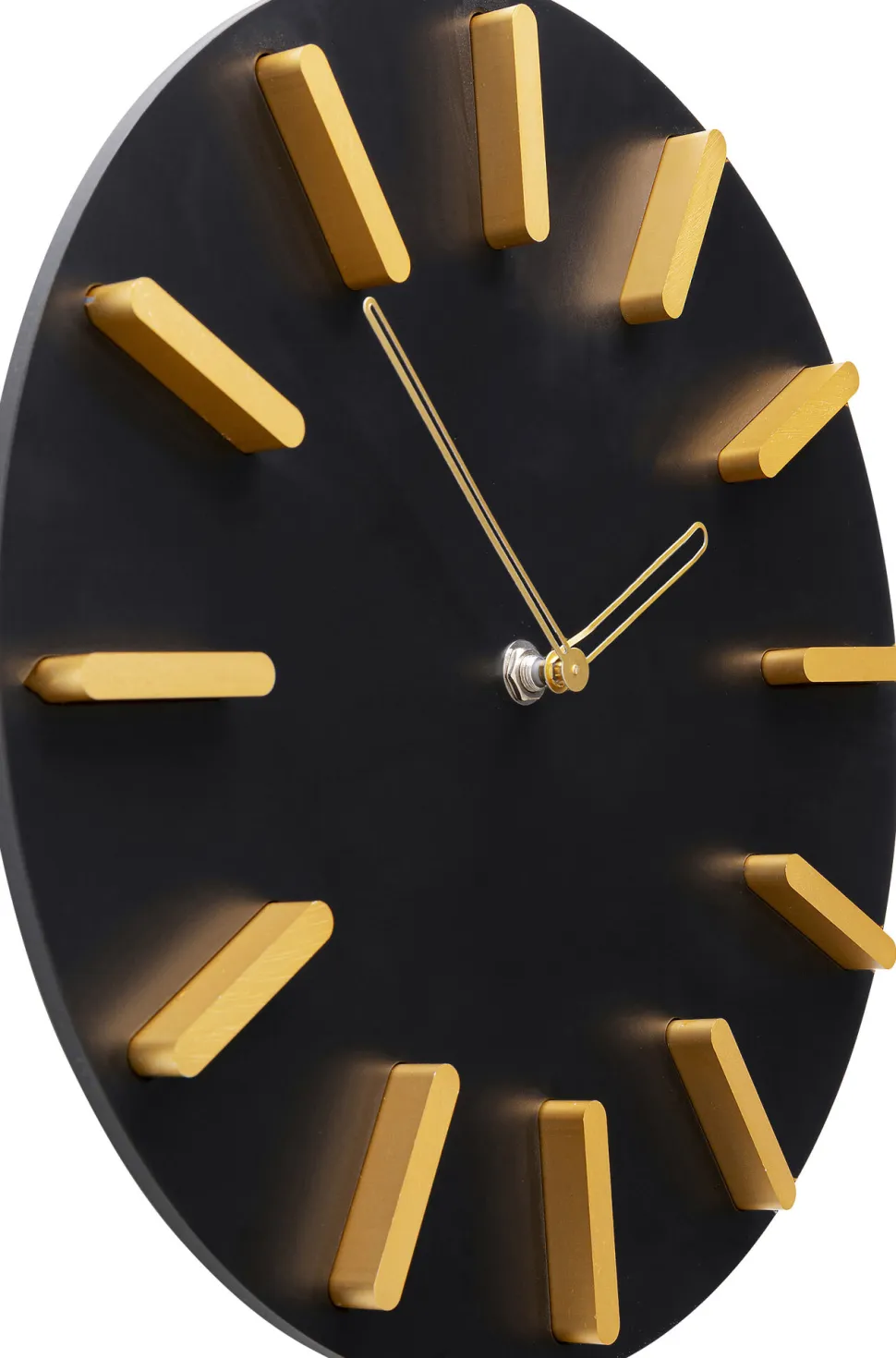 KARE Design Wandklok Central Park Black 30cm Hot