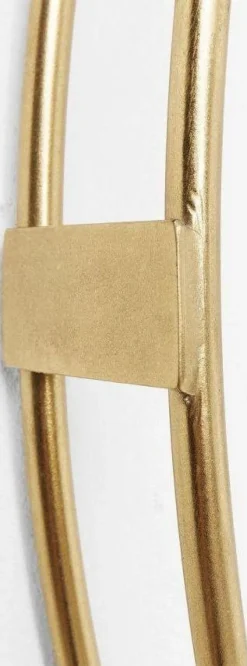 KARE Design Wandklok Clip Goud Ø107cm Hot