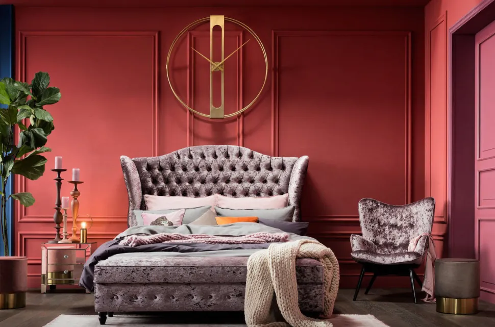 KARE Design Wandklok Clip Goud Ø107cm Hot
