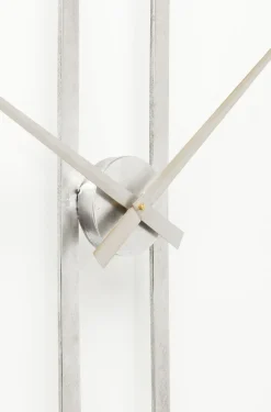 KARE Design Wandklok Clip Zilver Ø60cm Best