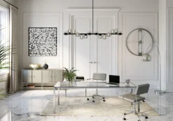 KARE Design Wandklok Clip Zilver Ø60cm Best