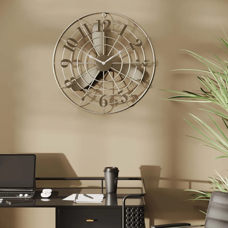 KARE Design Wandklok Fan Blade Ø61cm Clearance