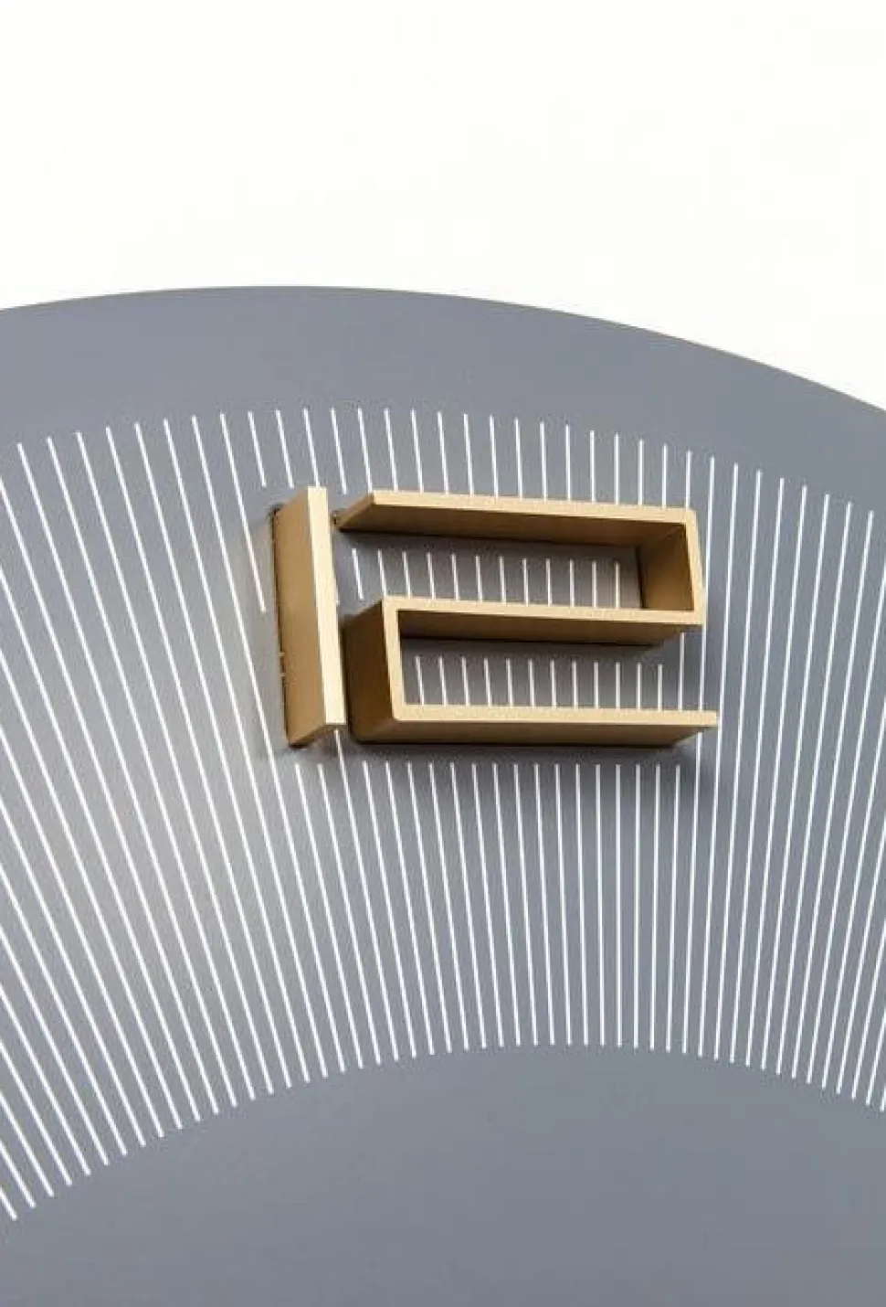 KARE Design Wandklok Leonardo Grijs-Goud Cheap