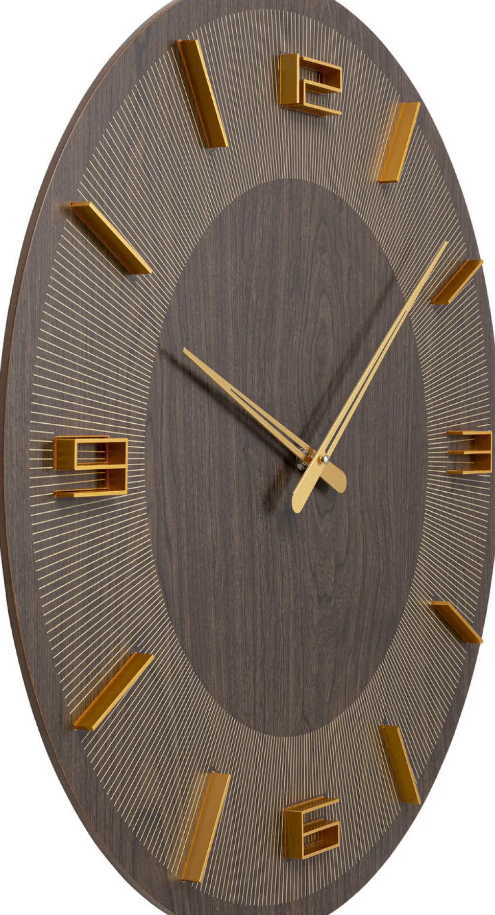 KARE Design Wandklok Levi Bruin Ø60cm Hot