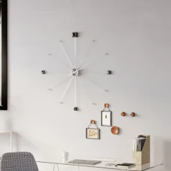 KARE Design Wandklok Like Umbrella Chroom Outlet
