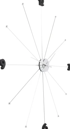 KARE Design Wandklok Like Umbrella Chroom Outlet