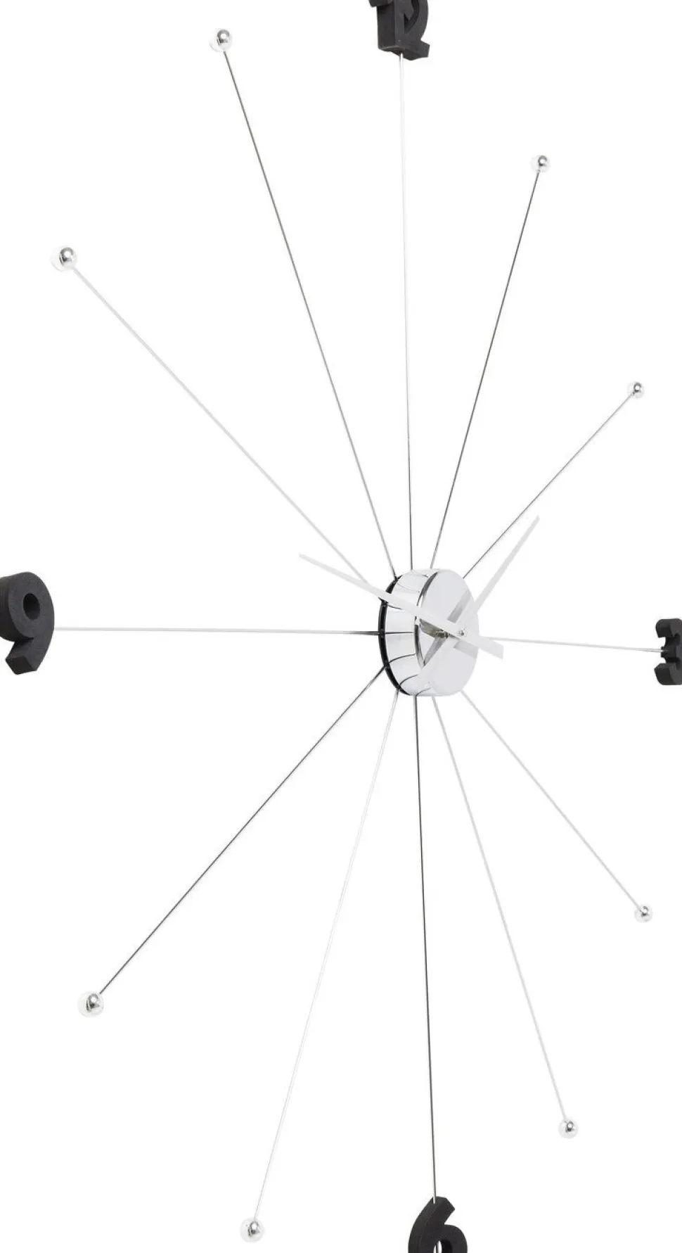 KARE Design Wandklok Like Umbrella Chroom Outlet