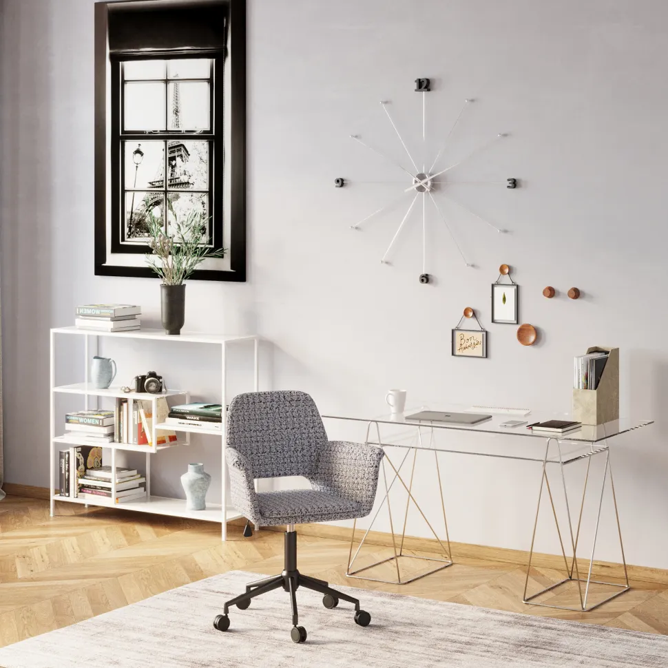 KARE Design Wandklok Like Umbrella Chroom Outlet
