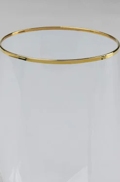KARE Design Waterglas Diamond Goud Rim Cheap
