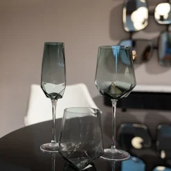 KARE Design Wijnglas Diamond Smoke Clearance