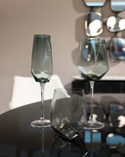 KARE Design Wijnglas Diamond Smoke Clearance