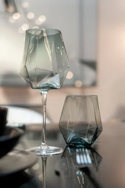 KARE Design Wijnglas Diamond Smoke Clearance