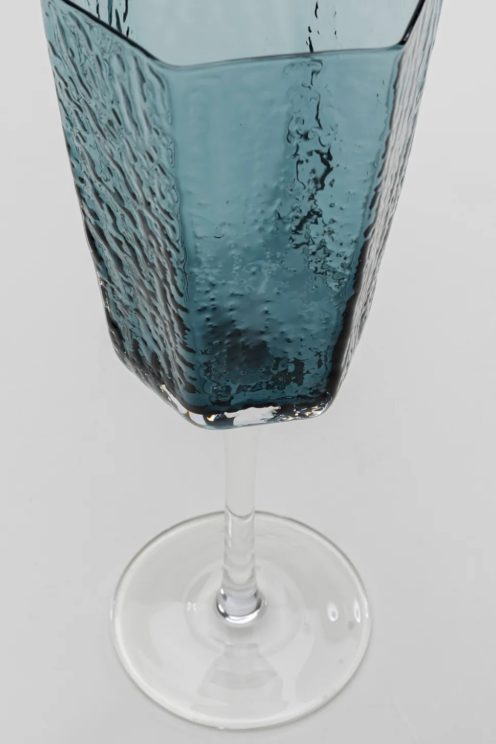 KARE Design Witte Wijnglas Cascata Blue Shop