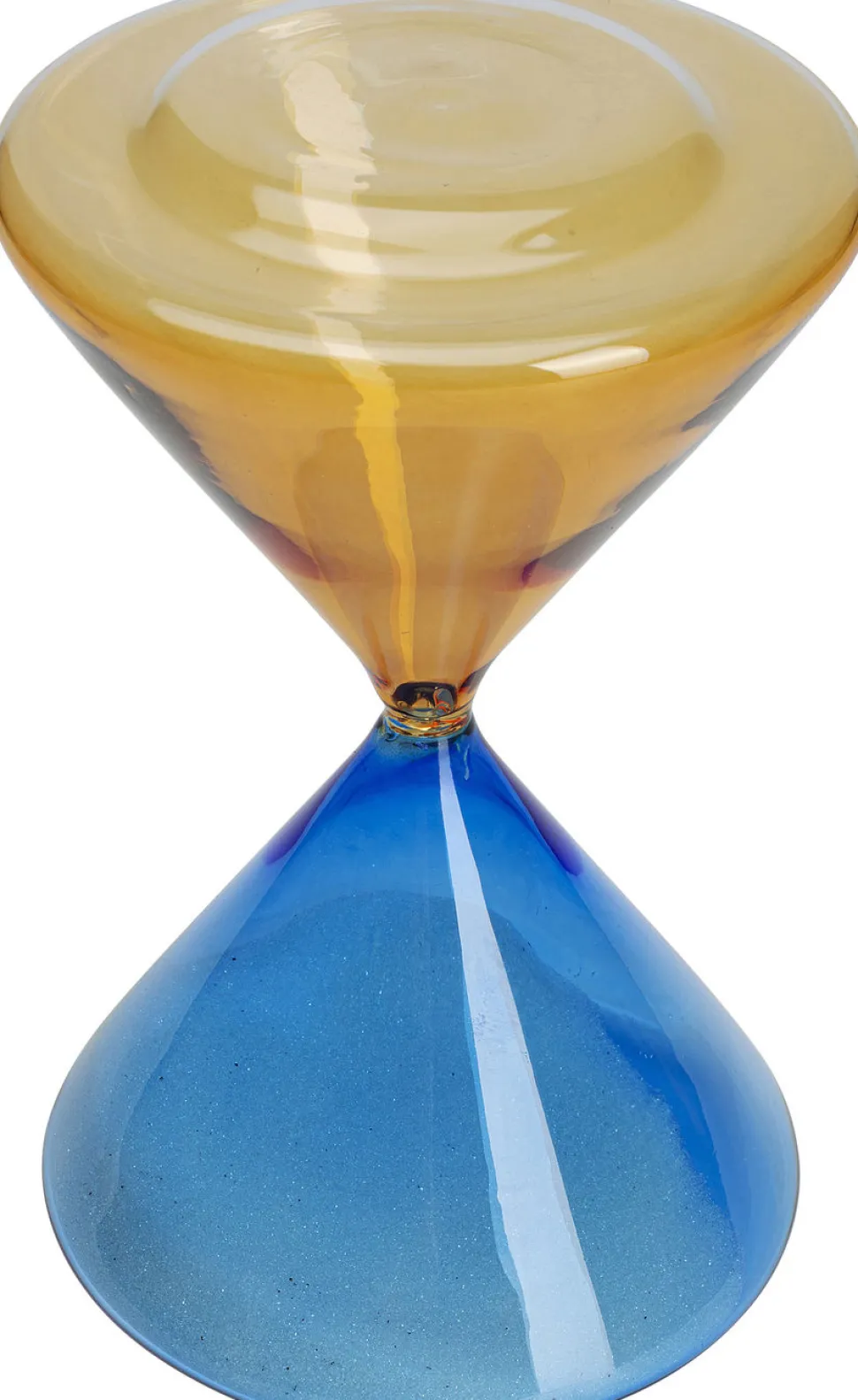 KARE Design Zandloper Blauw-Oranje 5 Minuten Ø13cm Hot