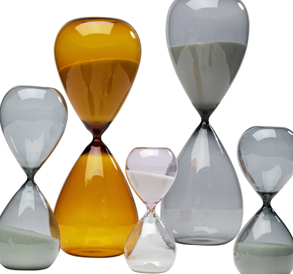 KARE Design Zandloper Timer Amber 36cm Clearance